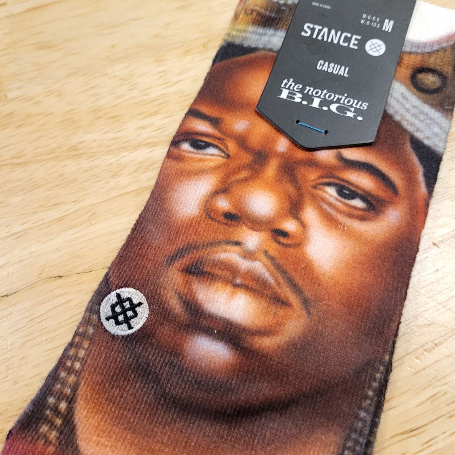 NWT Notorious B.I.G. X Stance Sky's The Limit Crew Socks