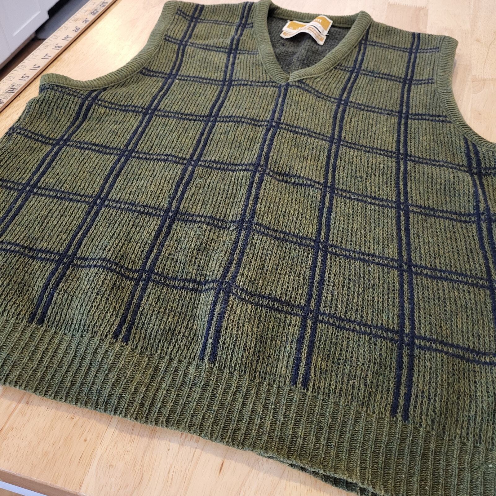 Jantzen Heather Moor 100% Pure Virgin Wool Vintage Machine Washable Vest Medium