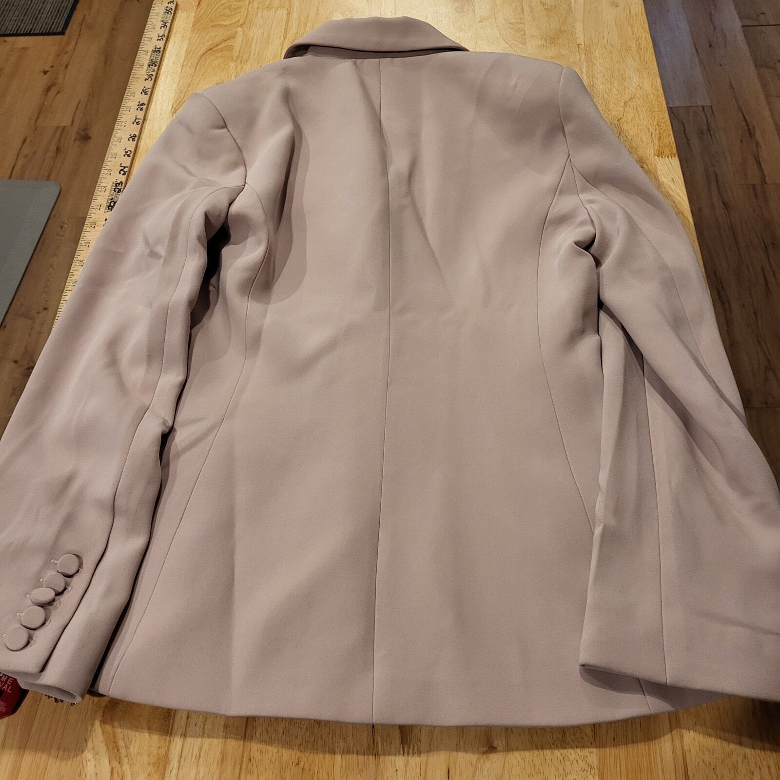Cinq a Cept Pink Salt Candace Beaded Blazer Size 6 18" Pit 2Pit
