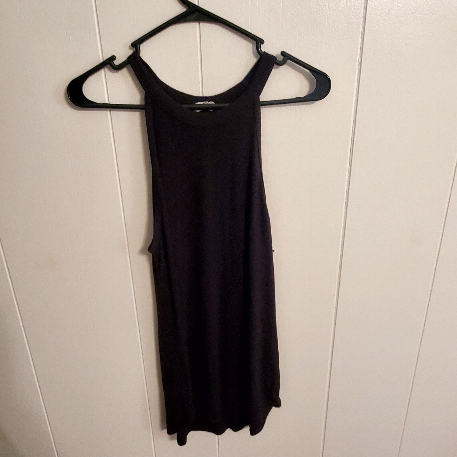 Black Athleta Strappy Knit Tank Siz Medium