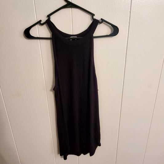 Black Athleta Strappy Knit Tank Siz Medium