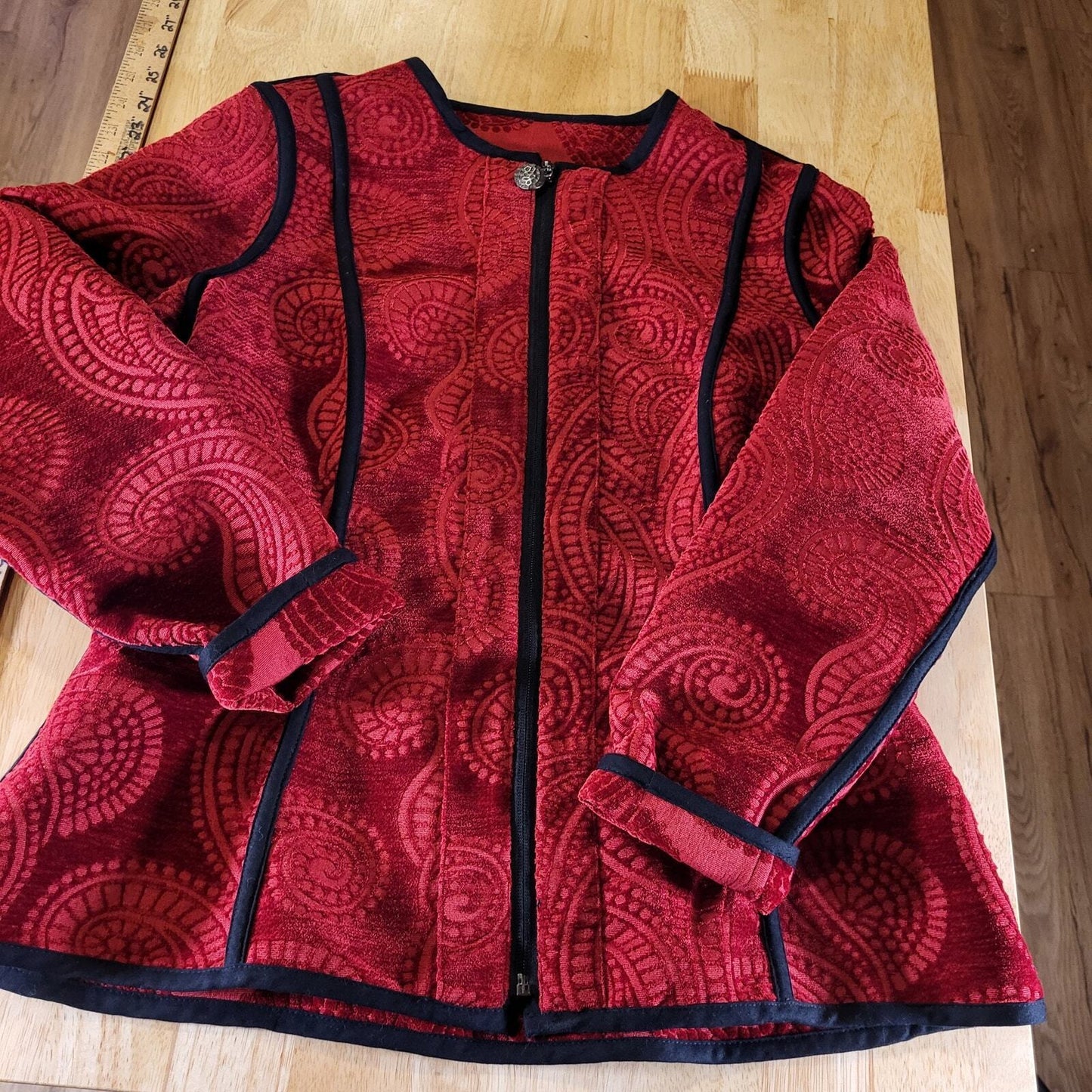 Trimdin Firenze Collection Scarlet Made In USA Medium Reversable 
