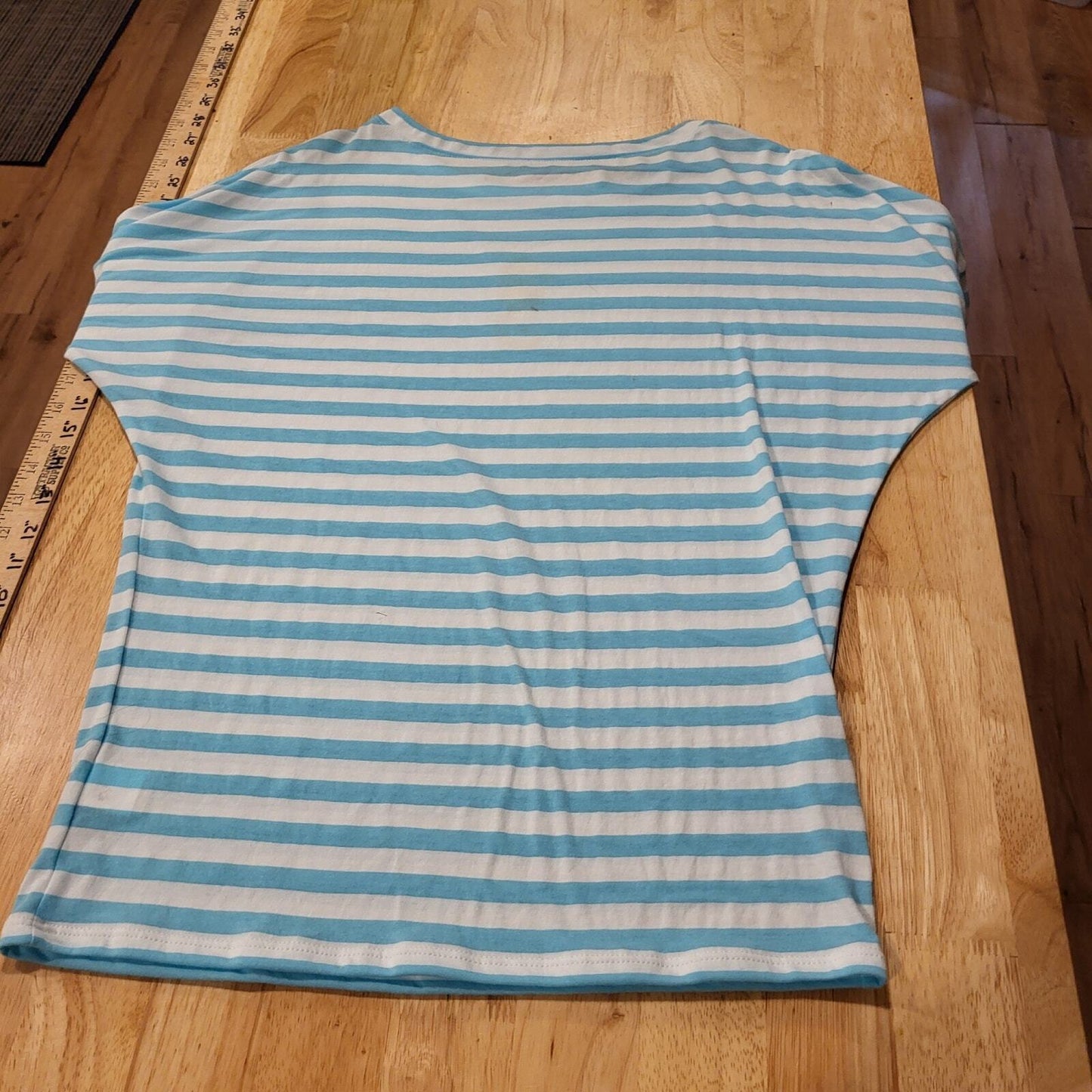 NWT Lily Pulitzer  blue white striped seahorse gold sequin embellishment 