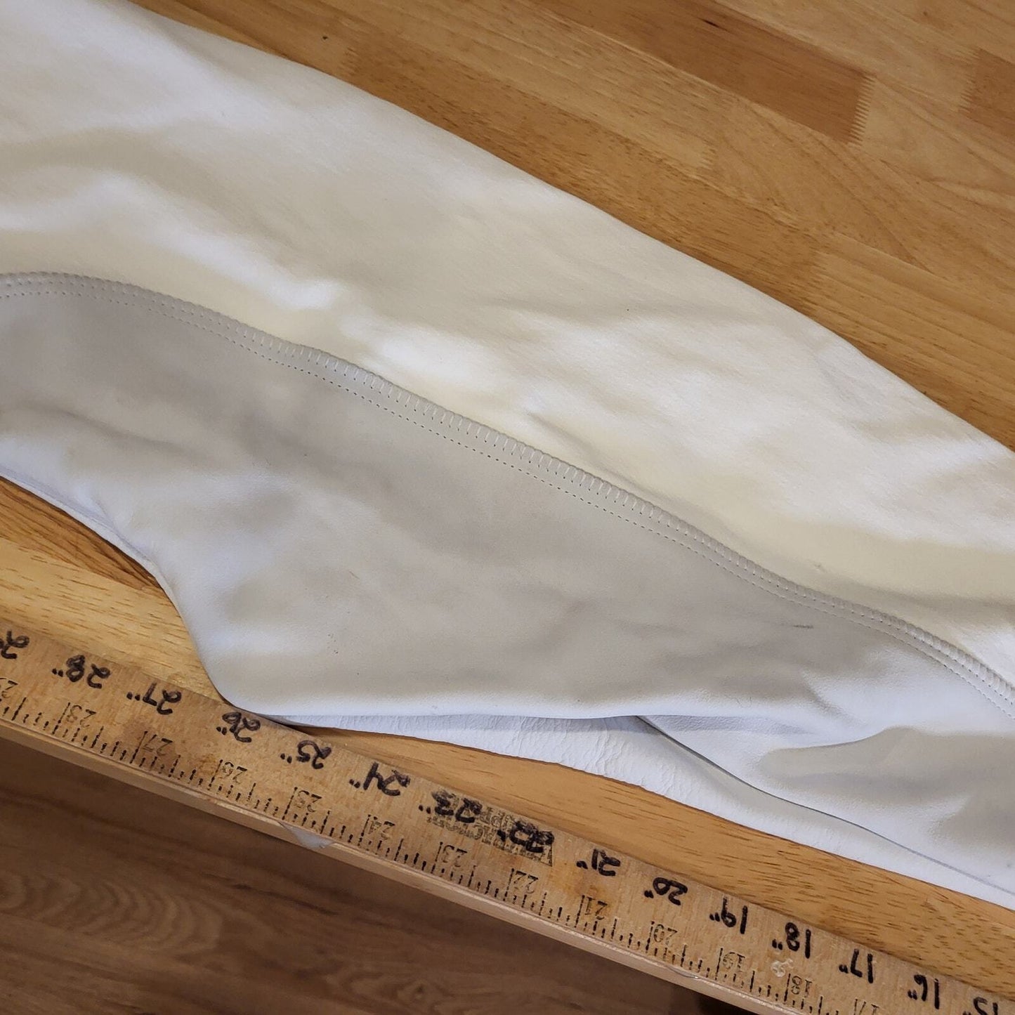NWT Kentucky White Riding Pants Leather 26"waist 26" inseam