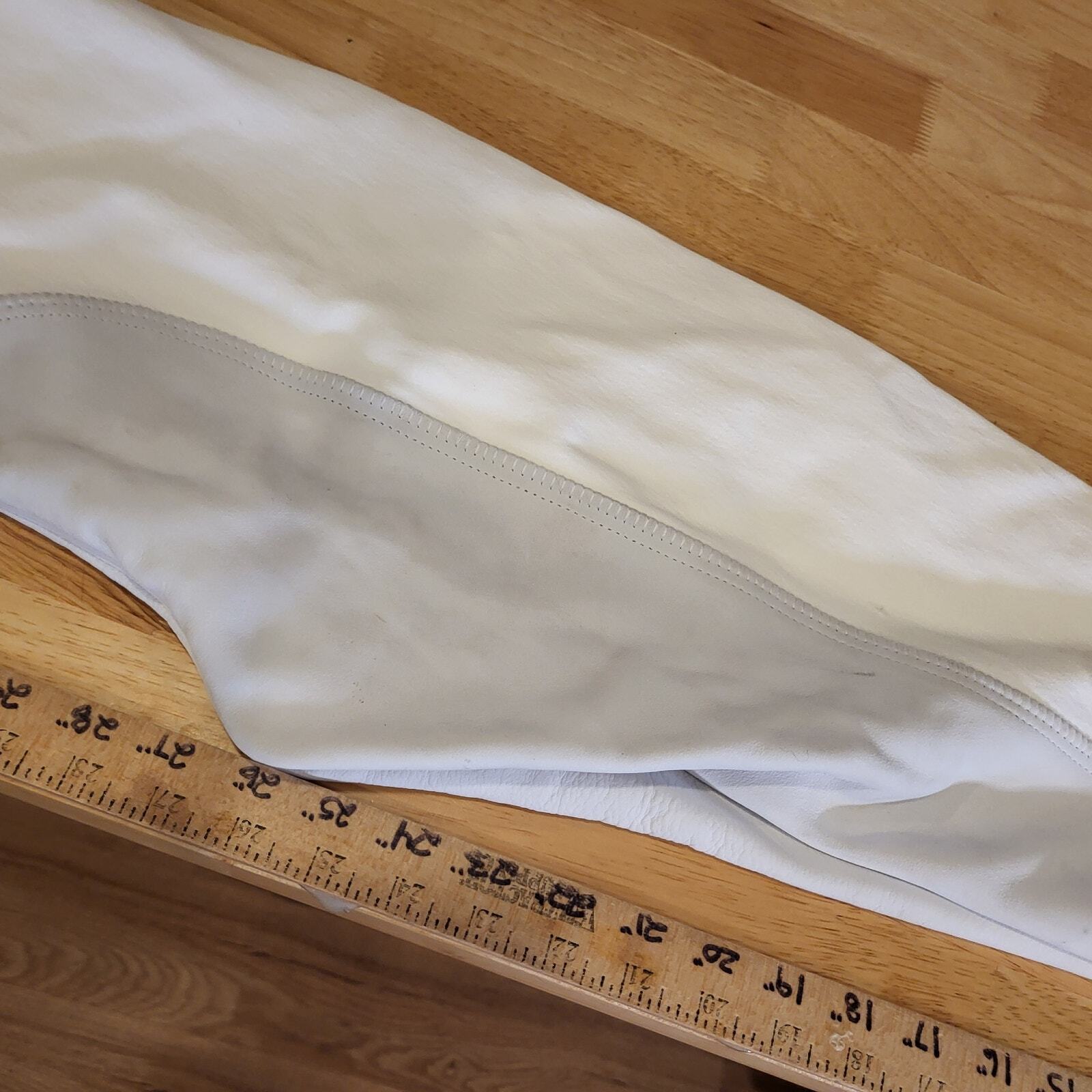 NWT Kentucky White Riding Pants Leather 26"waist 26" inseam