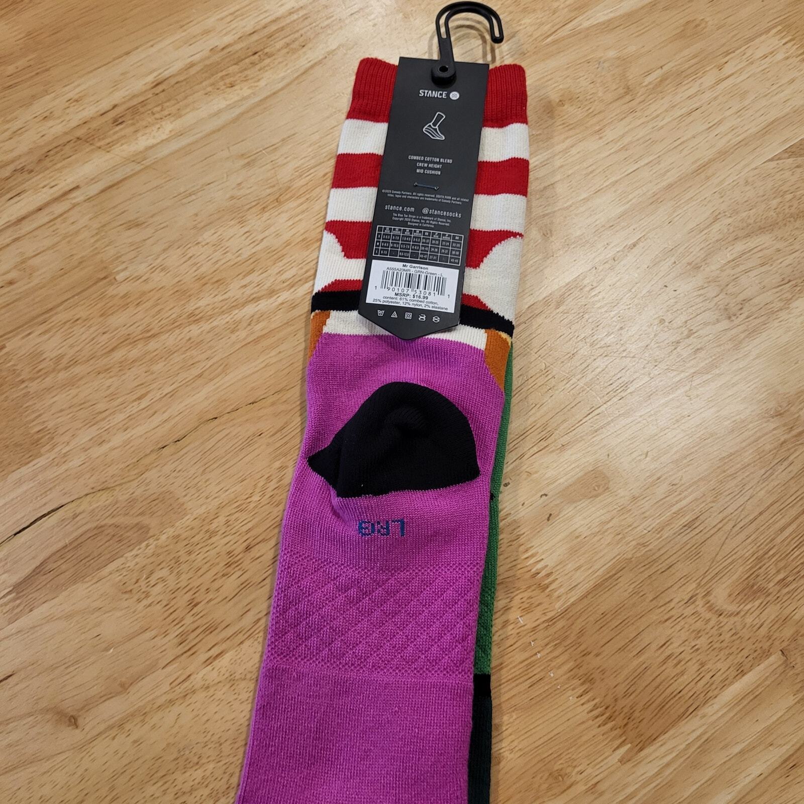 Stance South Park Mr. Garrison Crew Socks Large