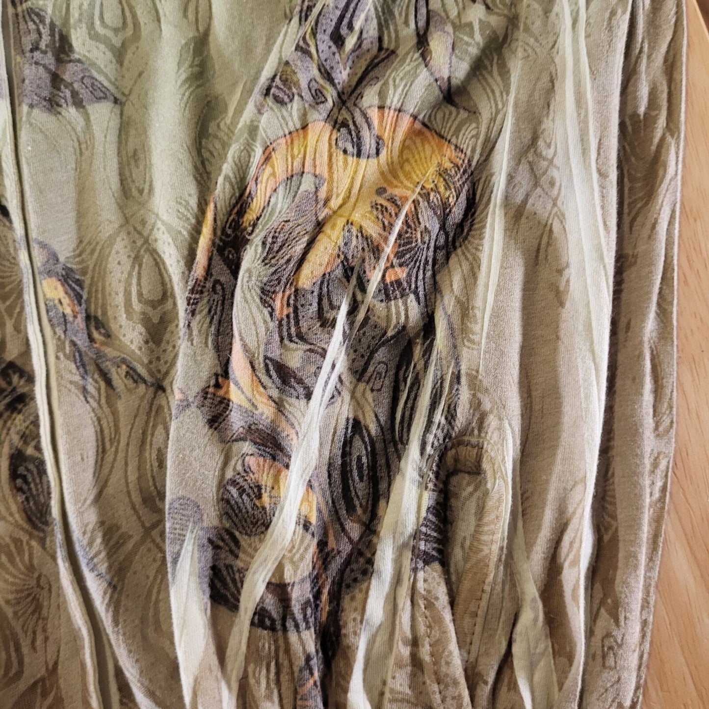 Butterfly Dropout Vintage Burnout Jersey Button Down Collared y2k Roses Birds 