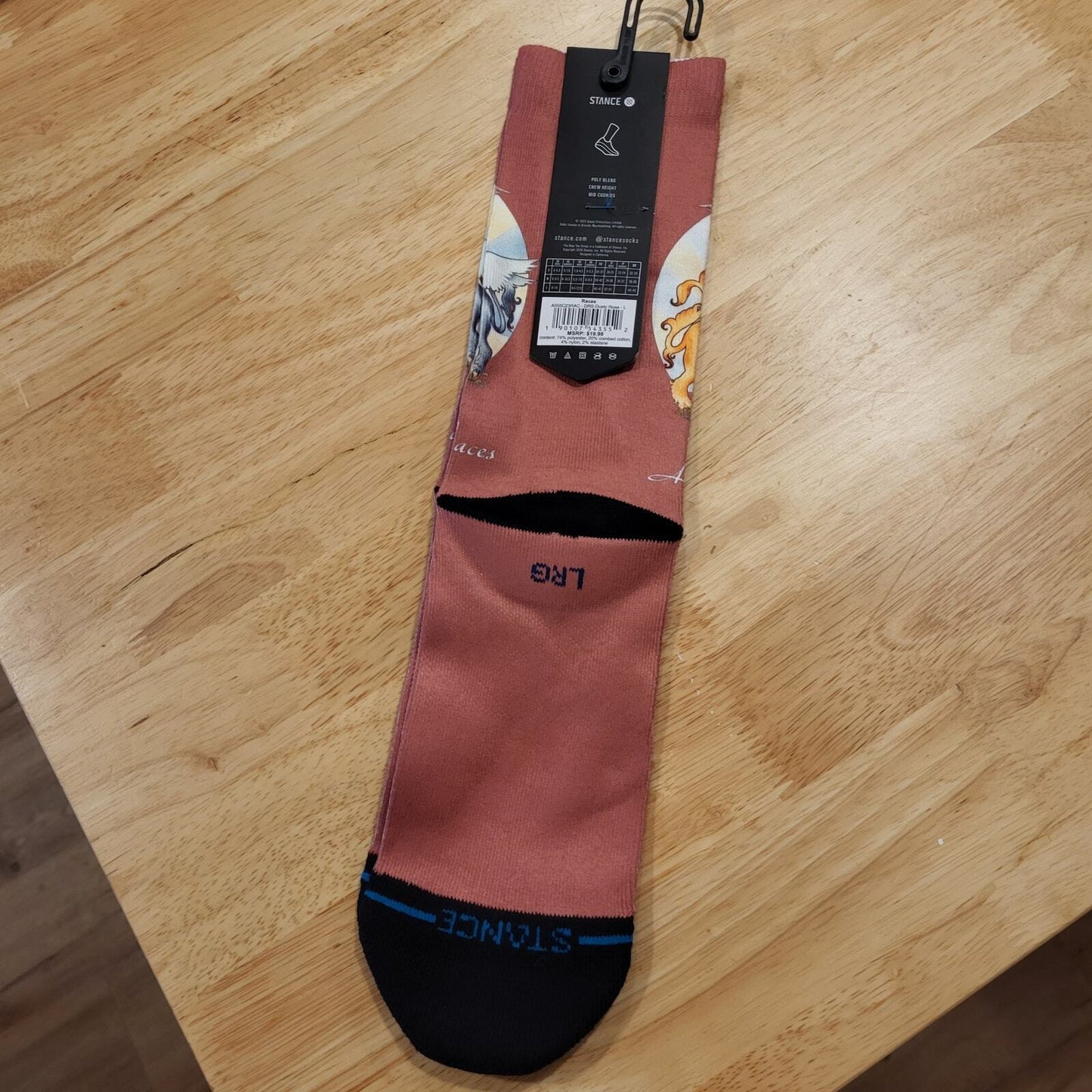 Stance Men's Queen A Day At The Races Stance Crew Socks Large Men's 