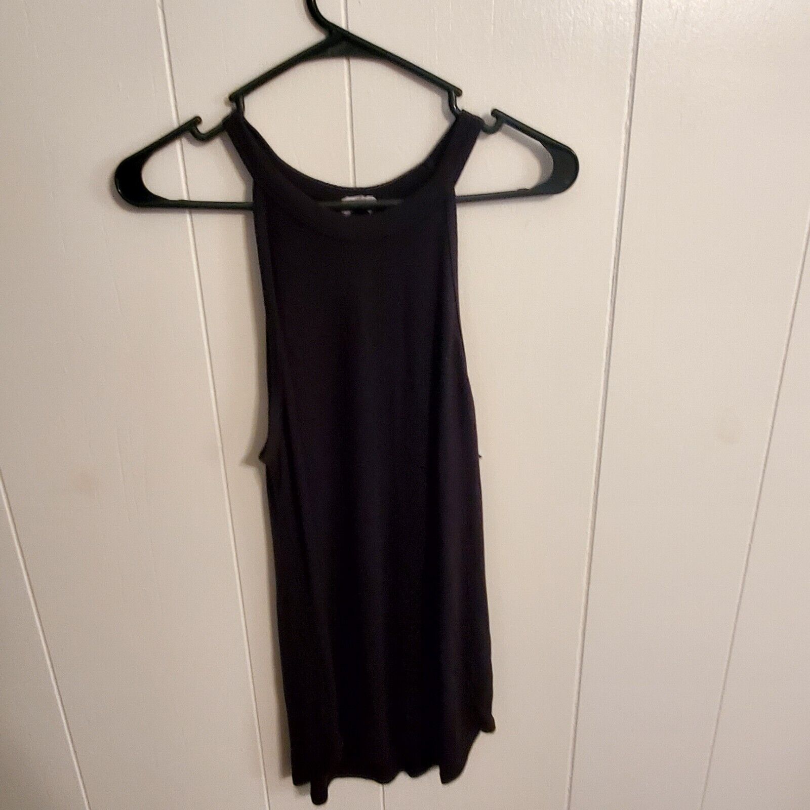 Black Athleta Strappy Knit Tank Siz Medium