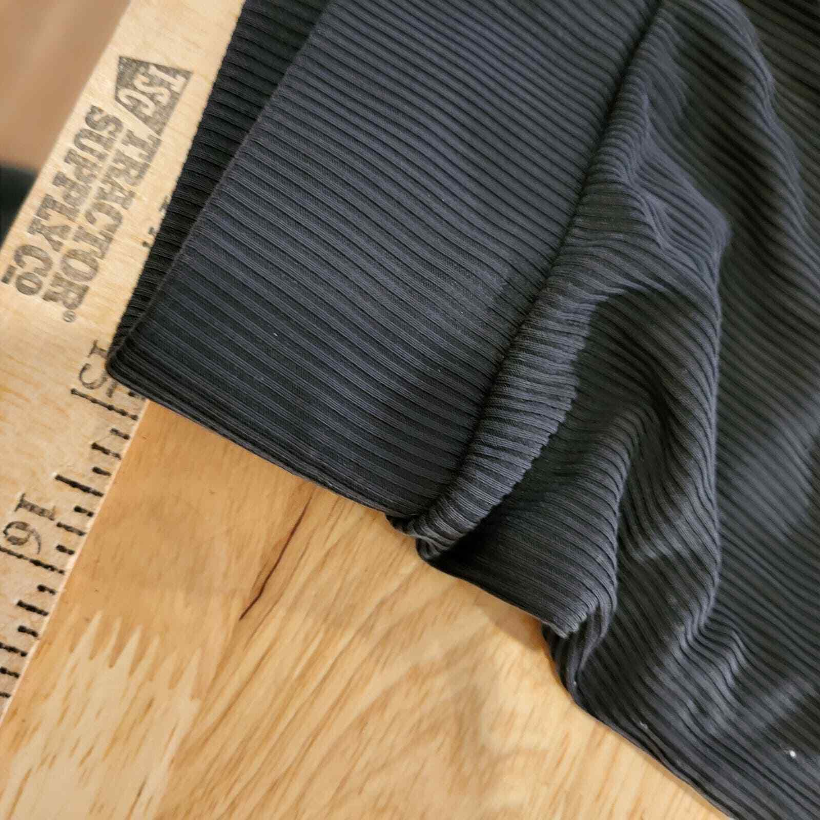 Black Victoria Secret Cuff Ankle Sleep Bottoms Med. 30" Waist 29" Waist to Hem