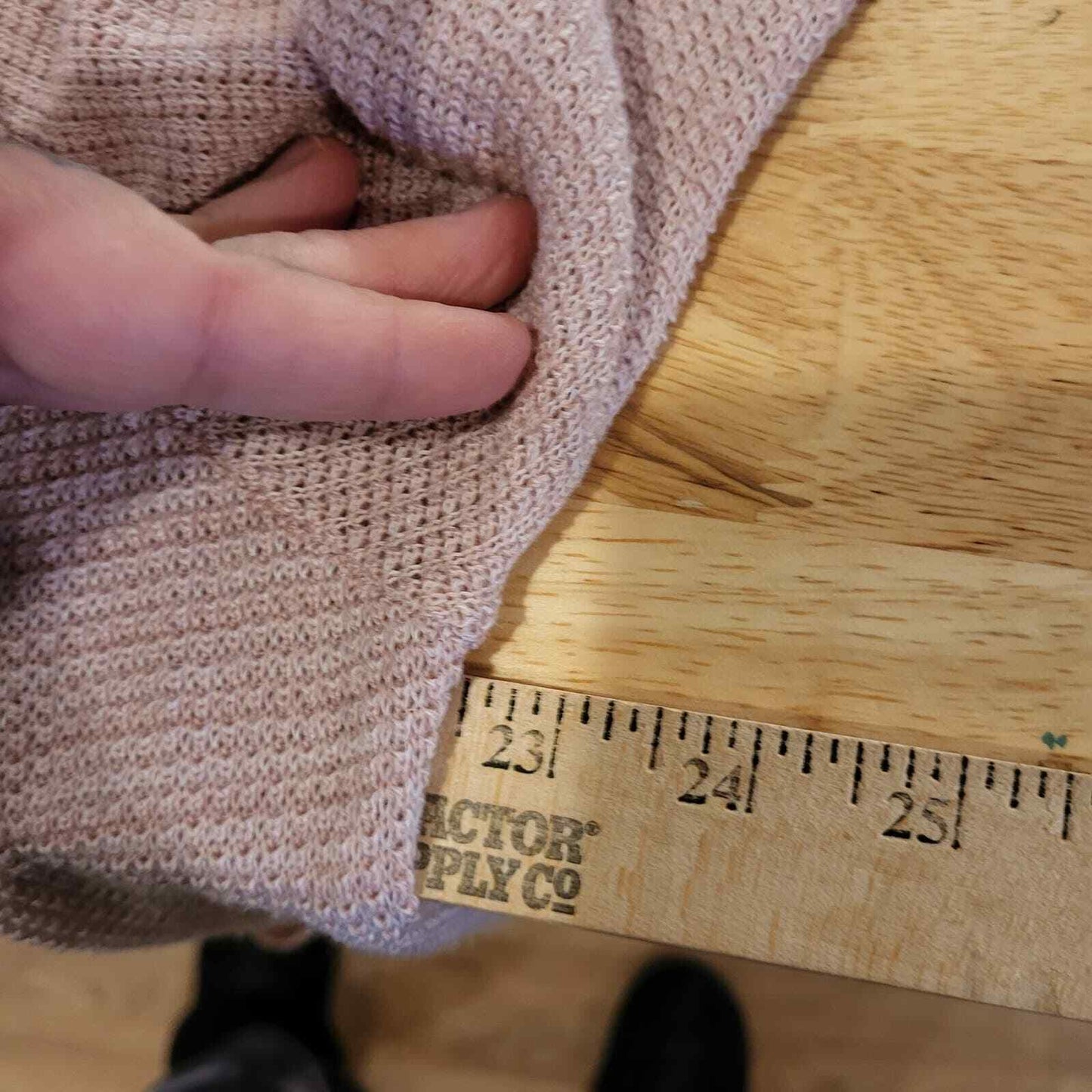 Pink Knit Cardigan Back Cutout Curved Hem Long Sleeve Balletcore