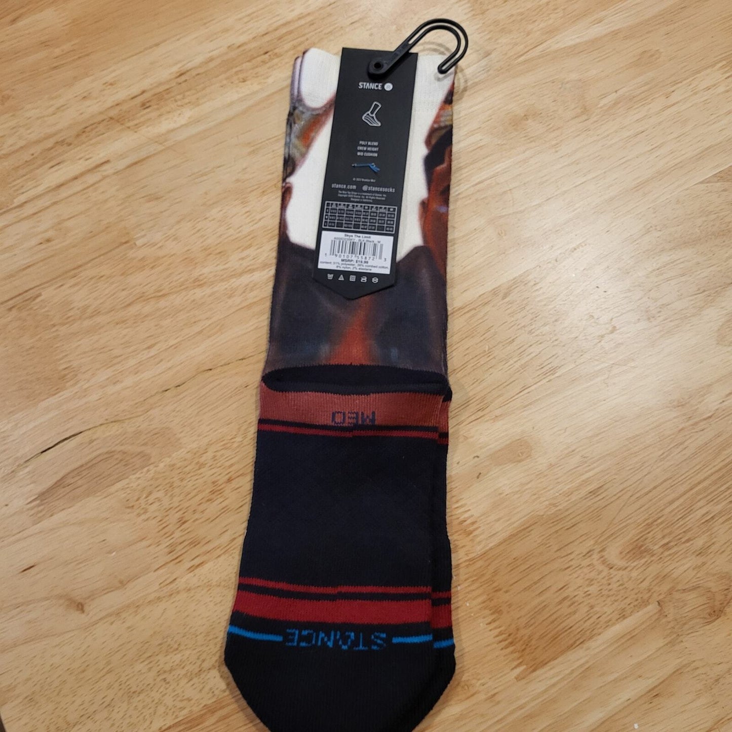 NWT Notorious B.I.G. X Stance Sky's The Limit Crew Socks