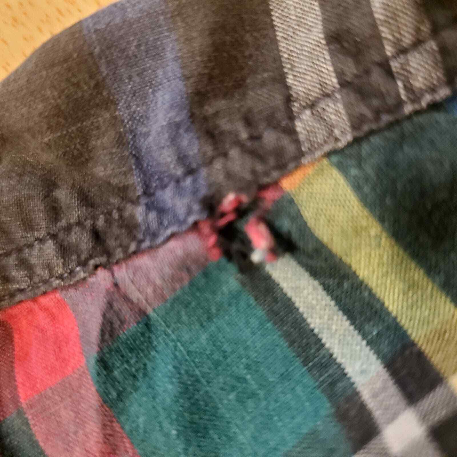Dockers 100% Cotton XL Plaid Button Down (Small hole on shoulder)