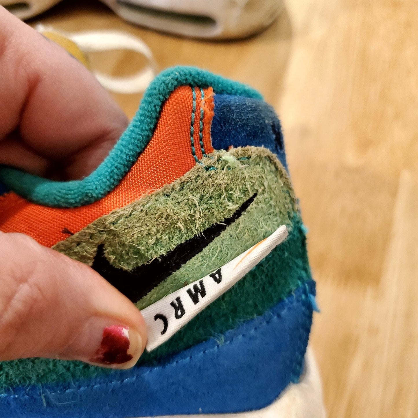 Nike Air Max 95 SE (DH2718-400) - "Running Club" Size 7.5 Green Blue Orange