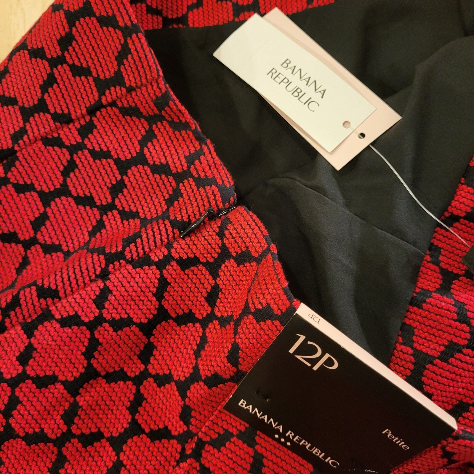 NWT Banana Republic Factory Skater Skirt Pink Fuscia Mini Pleated 12p