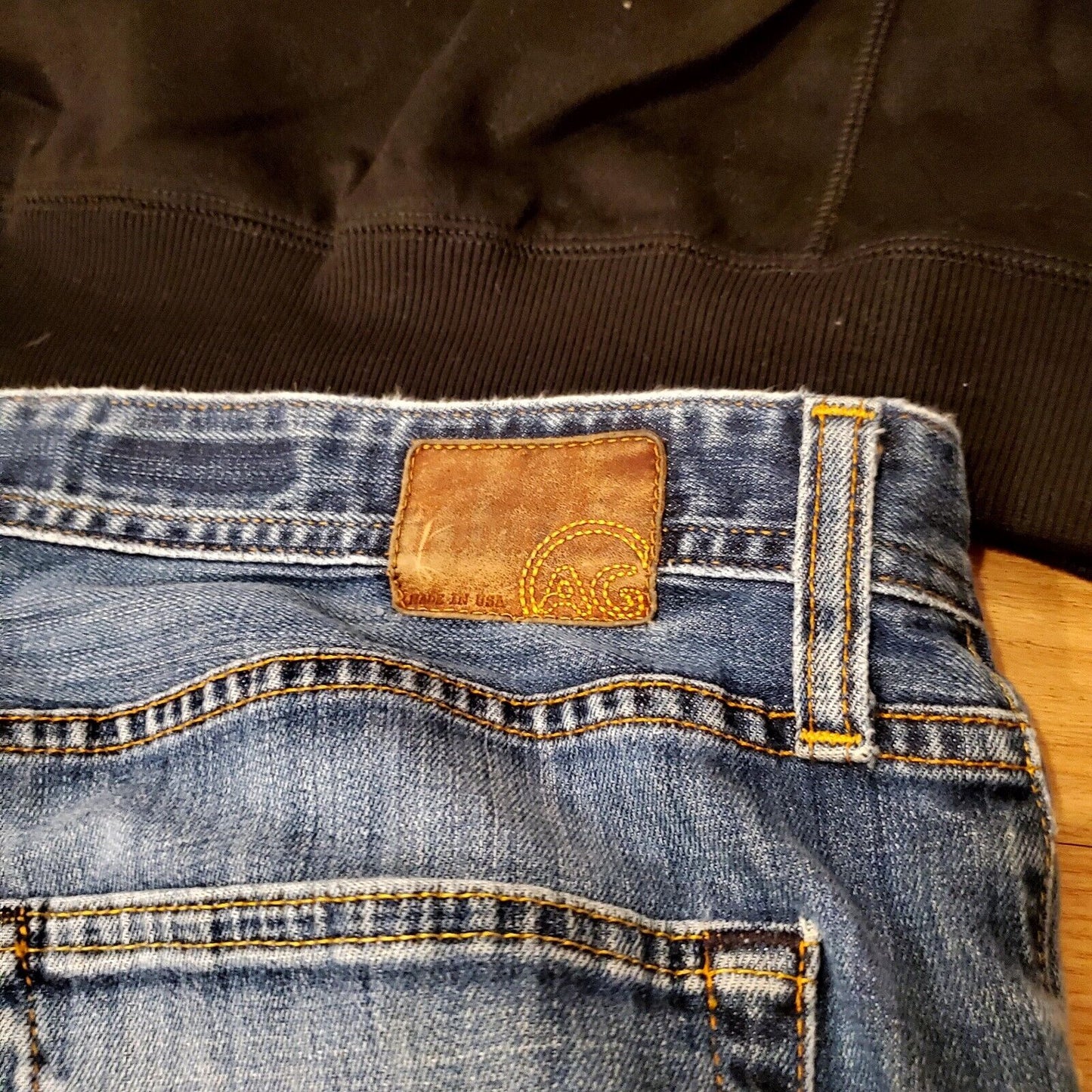 Adriano Goldschmied Jeans The Protege Straight Leg 36x32 Made in the USA 