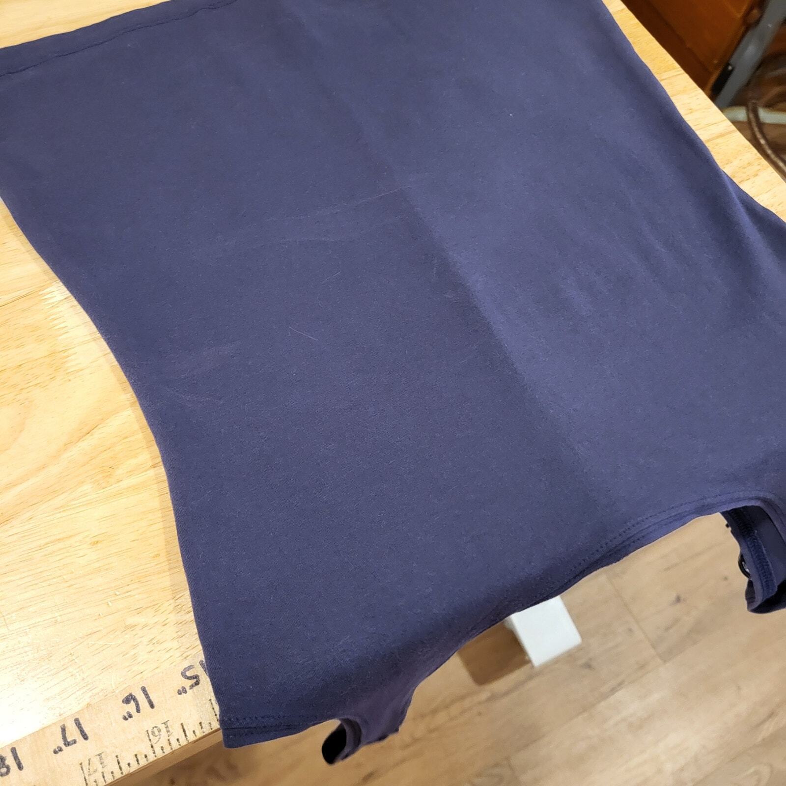 Lilly Pulitzer XS Cotton Blend Tank Navy Jersey Knit 