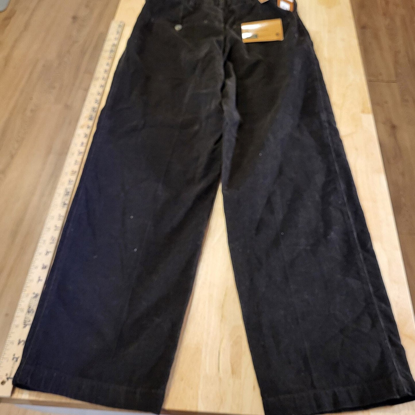 NWT Haggar 100% Cotton Brown Corduroy 32 x 30 Maximum Comfort Waist 