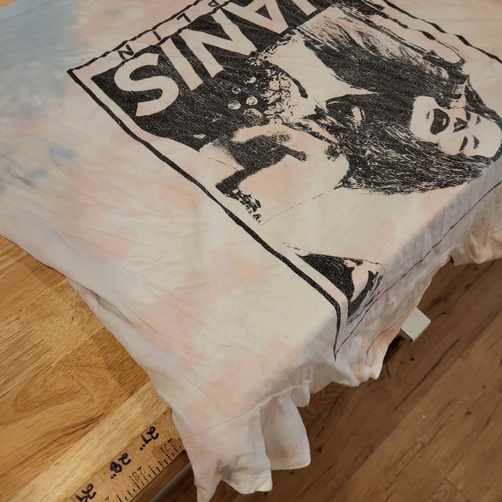Tie Dye Janis Joplin Oversized T-shirt 26" P2P 30" Long