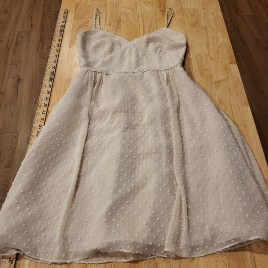Cream J. Crew Size 0 Strappy Mini Dress  16" Pit 2 Pit  26" Waist