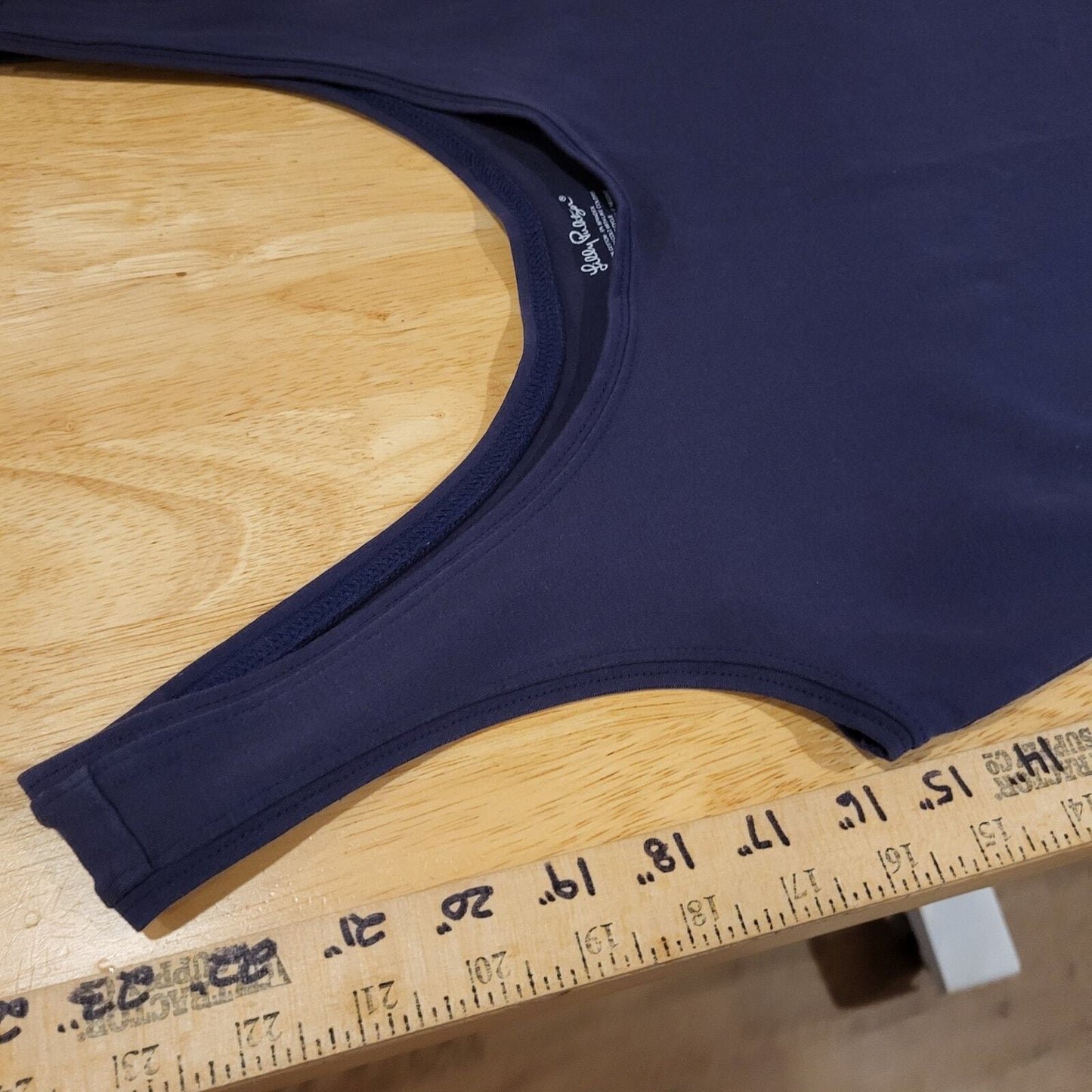 Lilly Pulitzer XS Cotton Blend Tank Navy Jersey Knit 