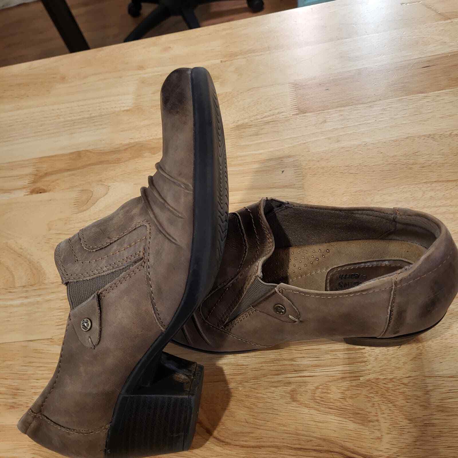 Earth Origins Kacie Booties 11m Brown Leather 