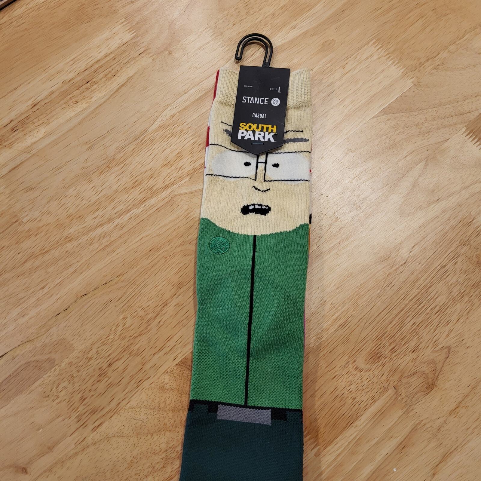 Stance South Park Mr. Garrison Crew Socks Large