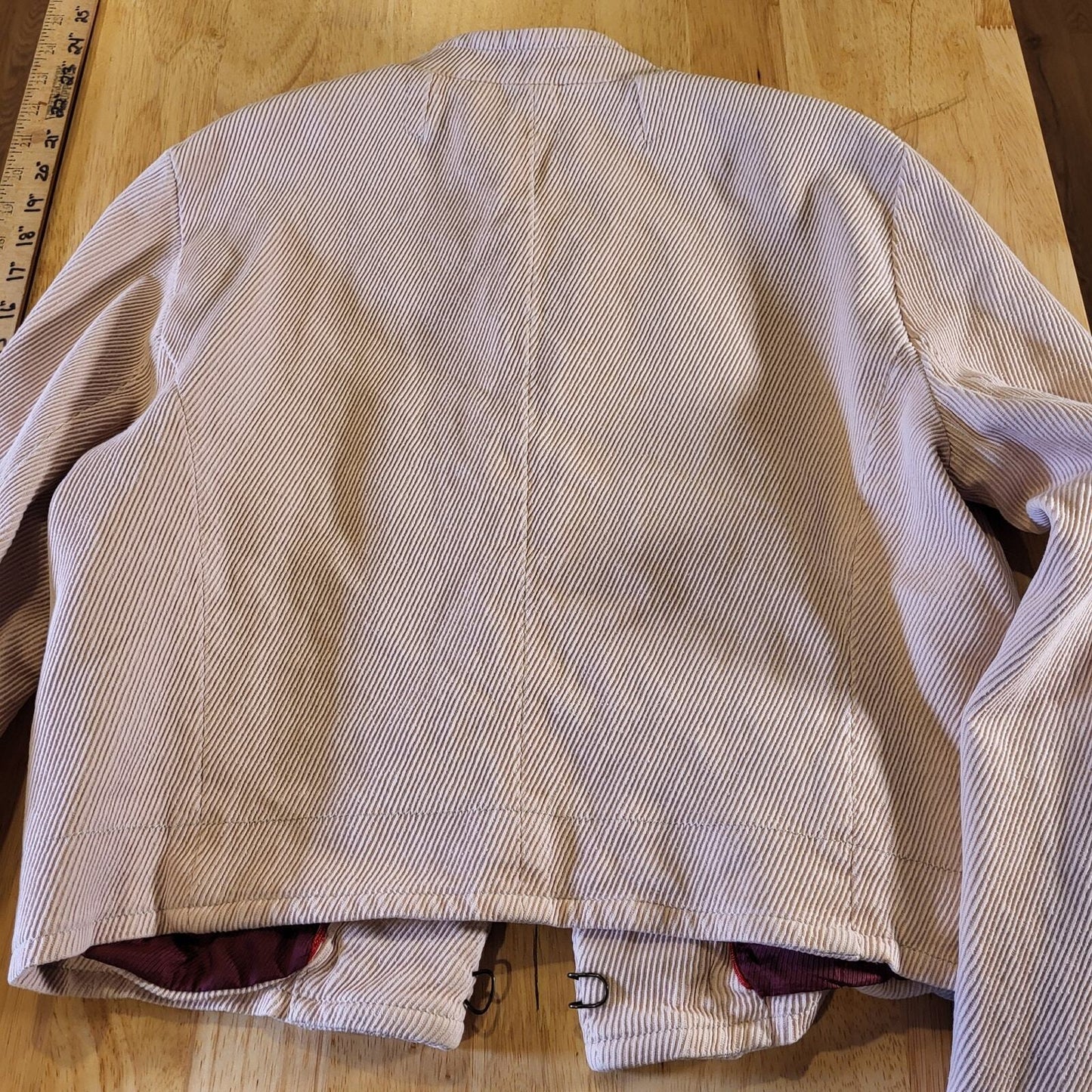 Marc Jacobs Pink Corduroy Coat Button Collared xs