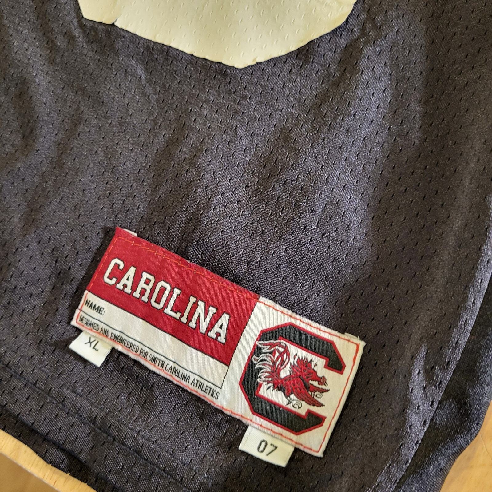 South Carolina Gamecocks Practice Jersey #28 Heavily Worn Black Extra Large 