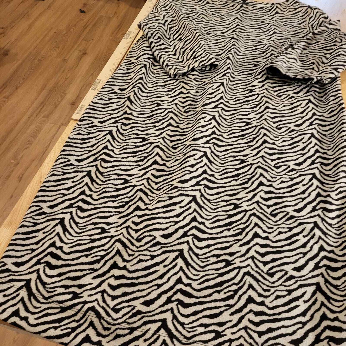 Animal Print Knit Doncaster Maxi Dress  3/4 Sleeve 23" pit to pit