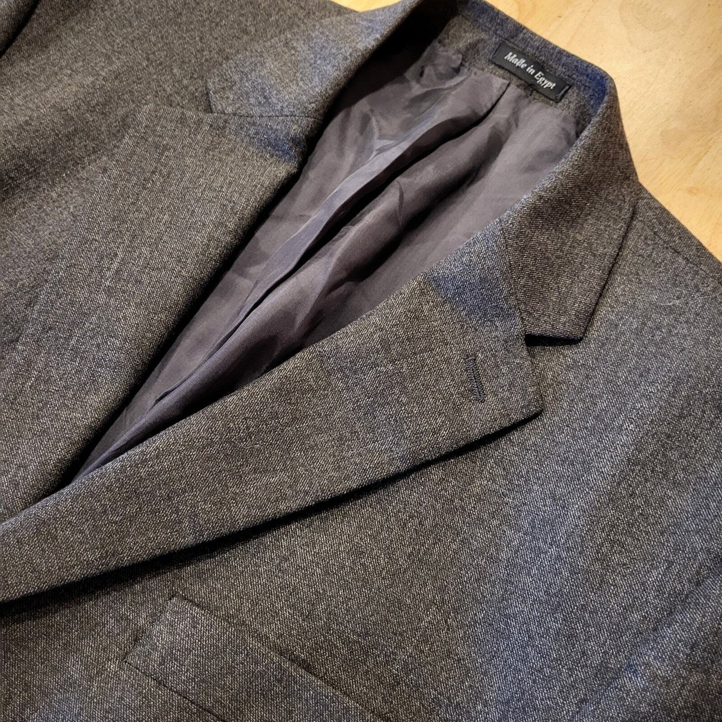 Alexandre London Savile Row Dark Gray Sport Coat Suit Jacket 22" P2P 29" Long 