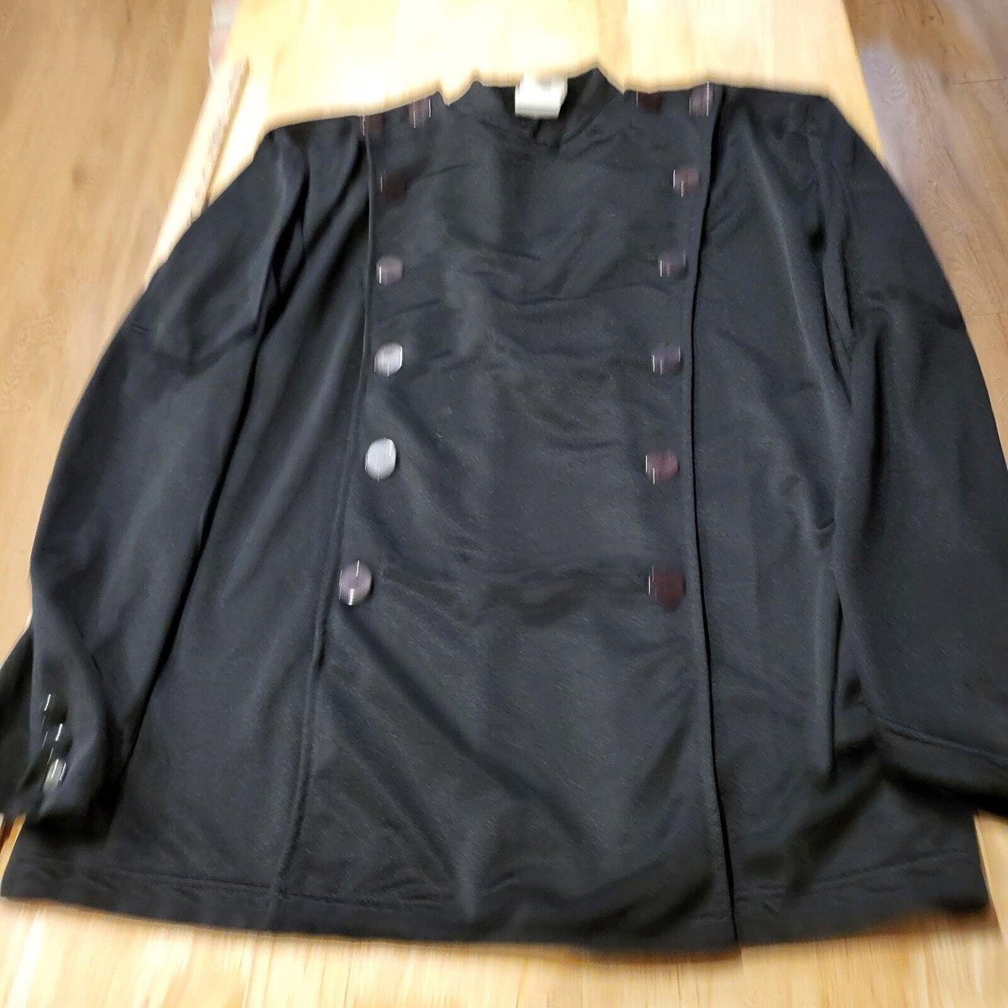 Green Hornet Costume Top Black Button Polyester Adult Medium/Large Halloween