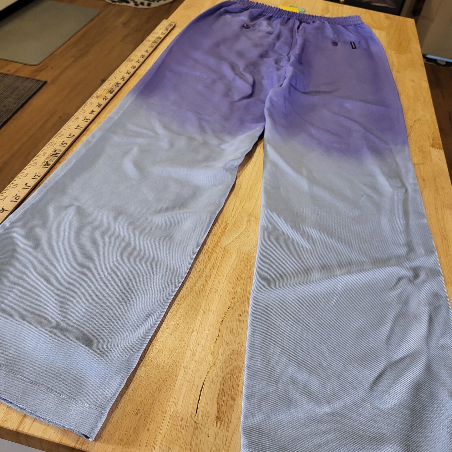 NWT Urban Outfitters x BOBBLEHAUS Purple/Blue Ombre Deadstock Tencel Twill Pants