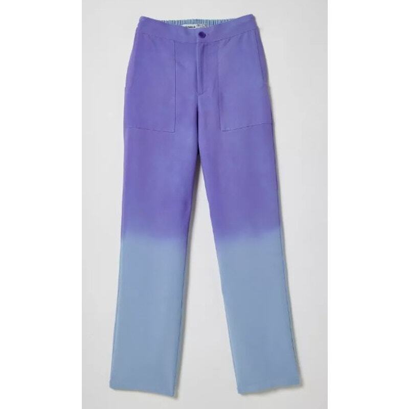 NWT Urban Outfitters x BOBBLEHAUS Purple/Blue Ombre Deadstock Tencel Twill Pants