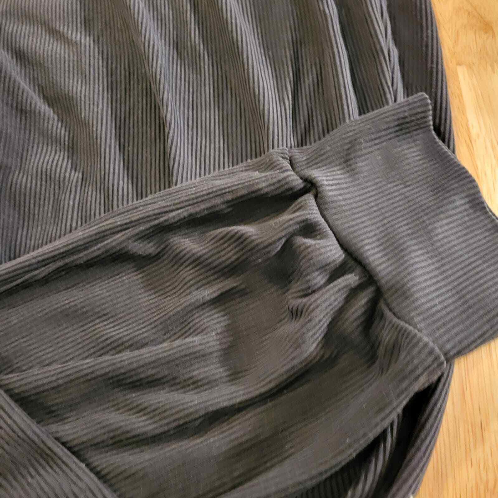 Black Victoria Secret Cuff Ankle Sleep Bottoms Med. 30" Waist 29" Waist to Hem