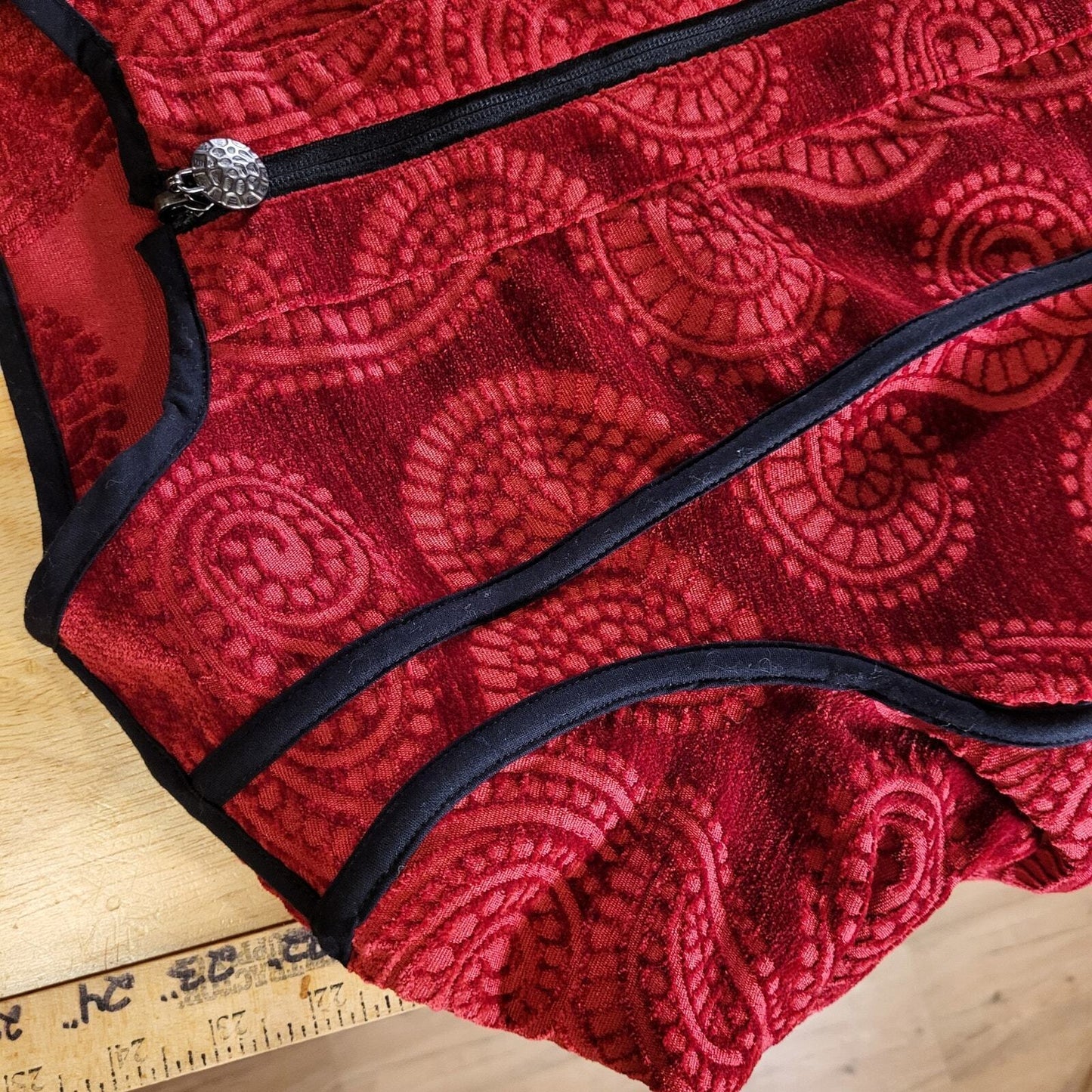 Trimdin Firenze Collection Scarlet Made In USA Medium Reversable 