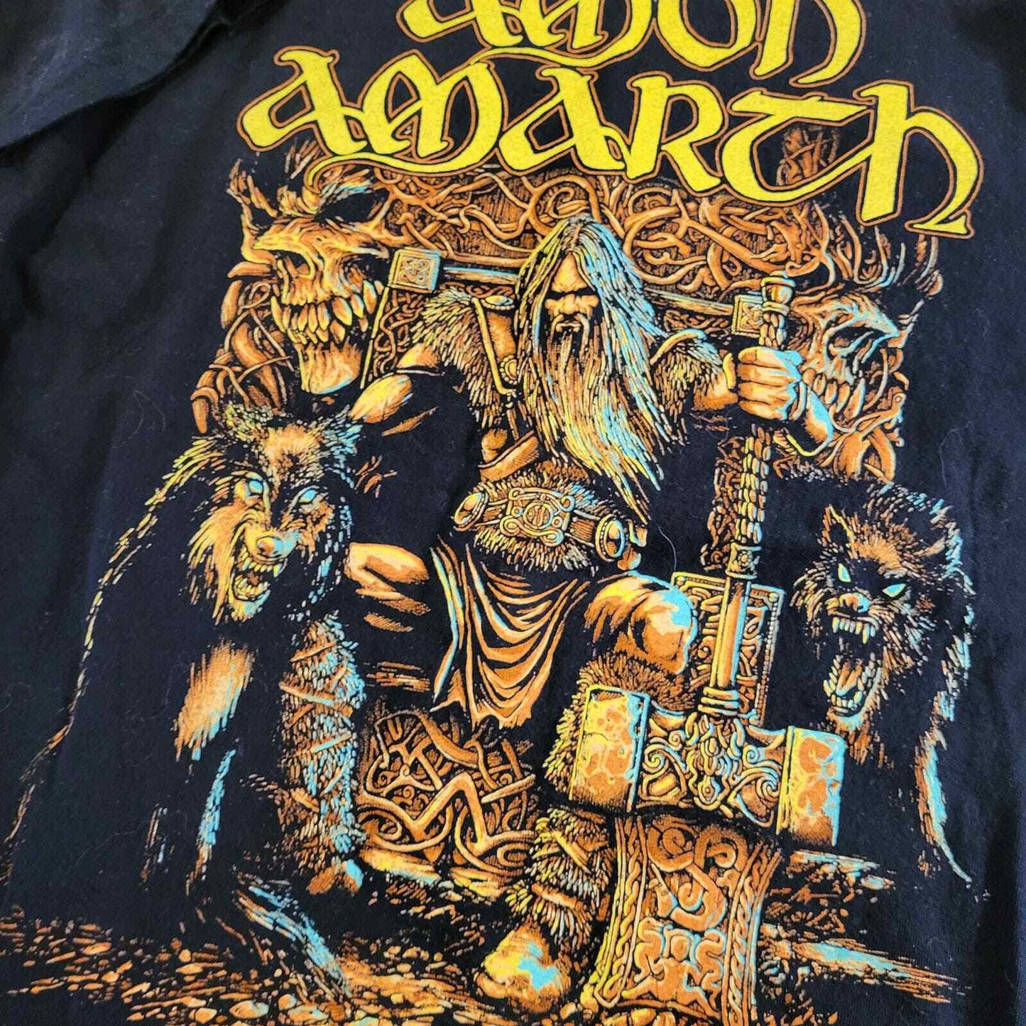 Black Amon Amarth Thor Odin Son Band Tshirt M