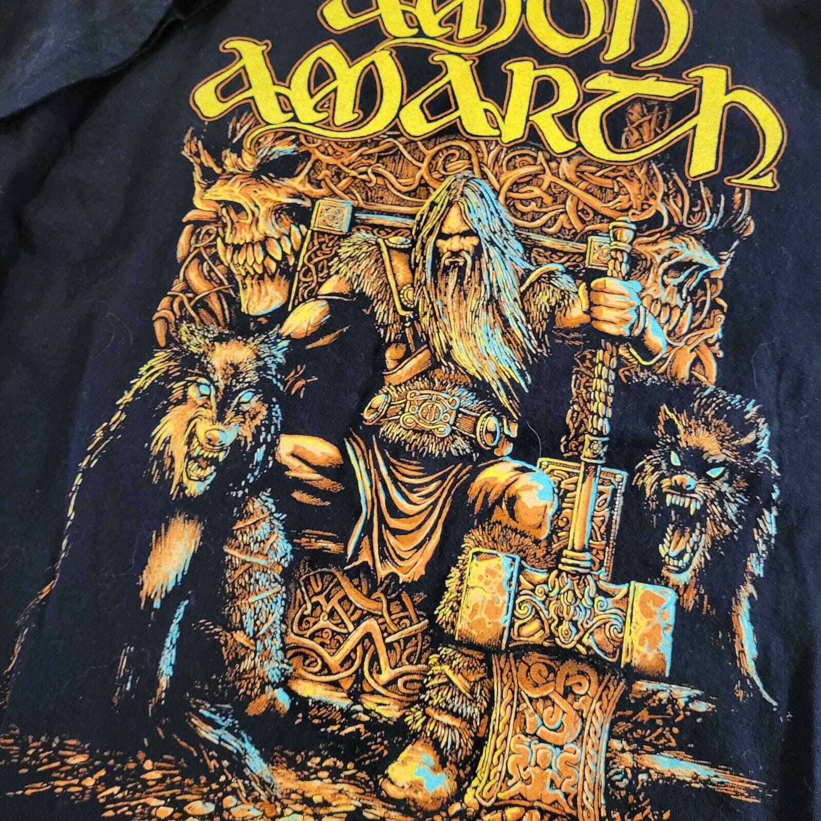 Black Amon Amarth Thor Odin Son Band Tshirt M