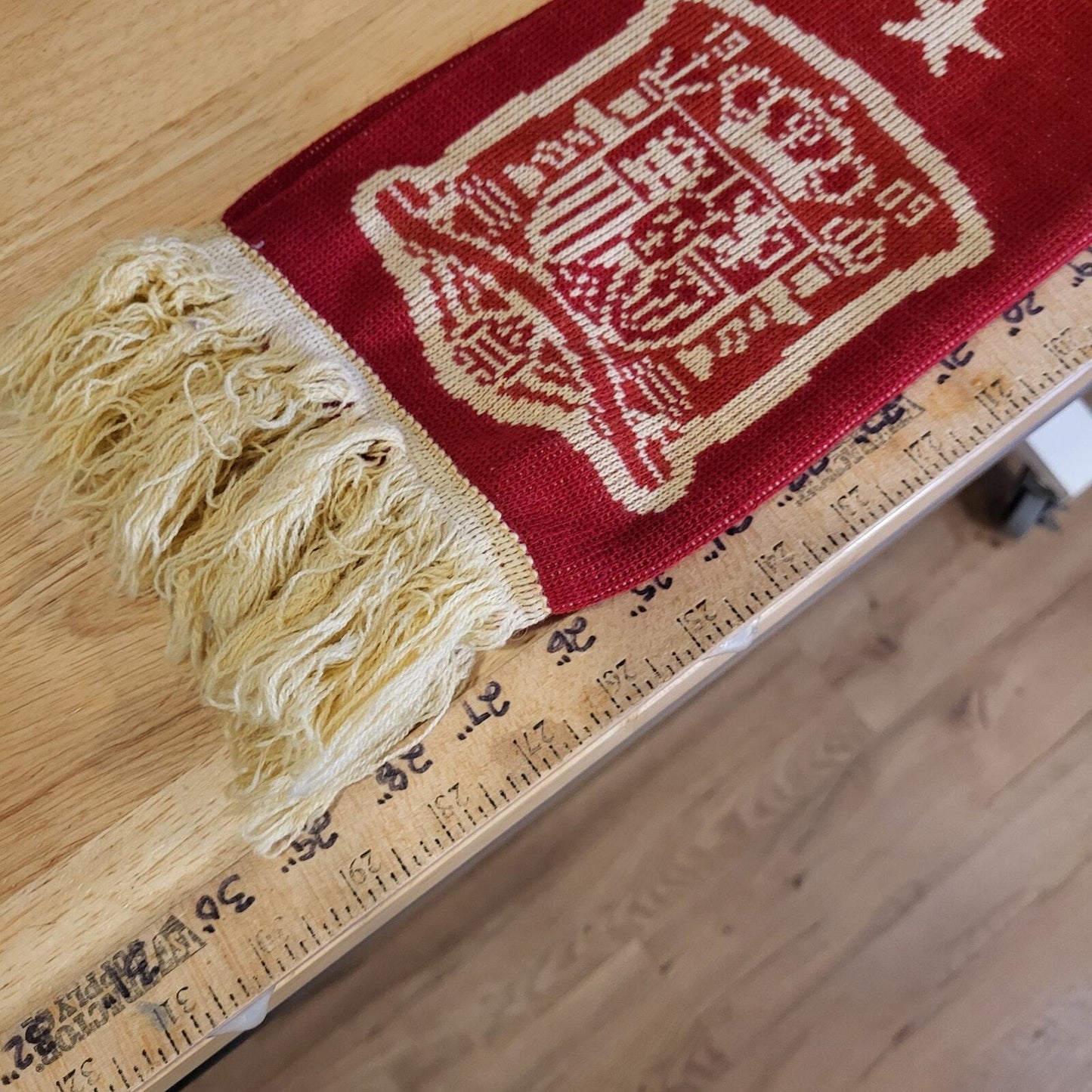 Spain Football Soccer Scarf La Roja Red & Gold Adidas FC