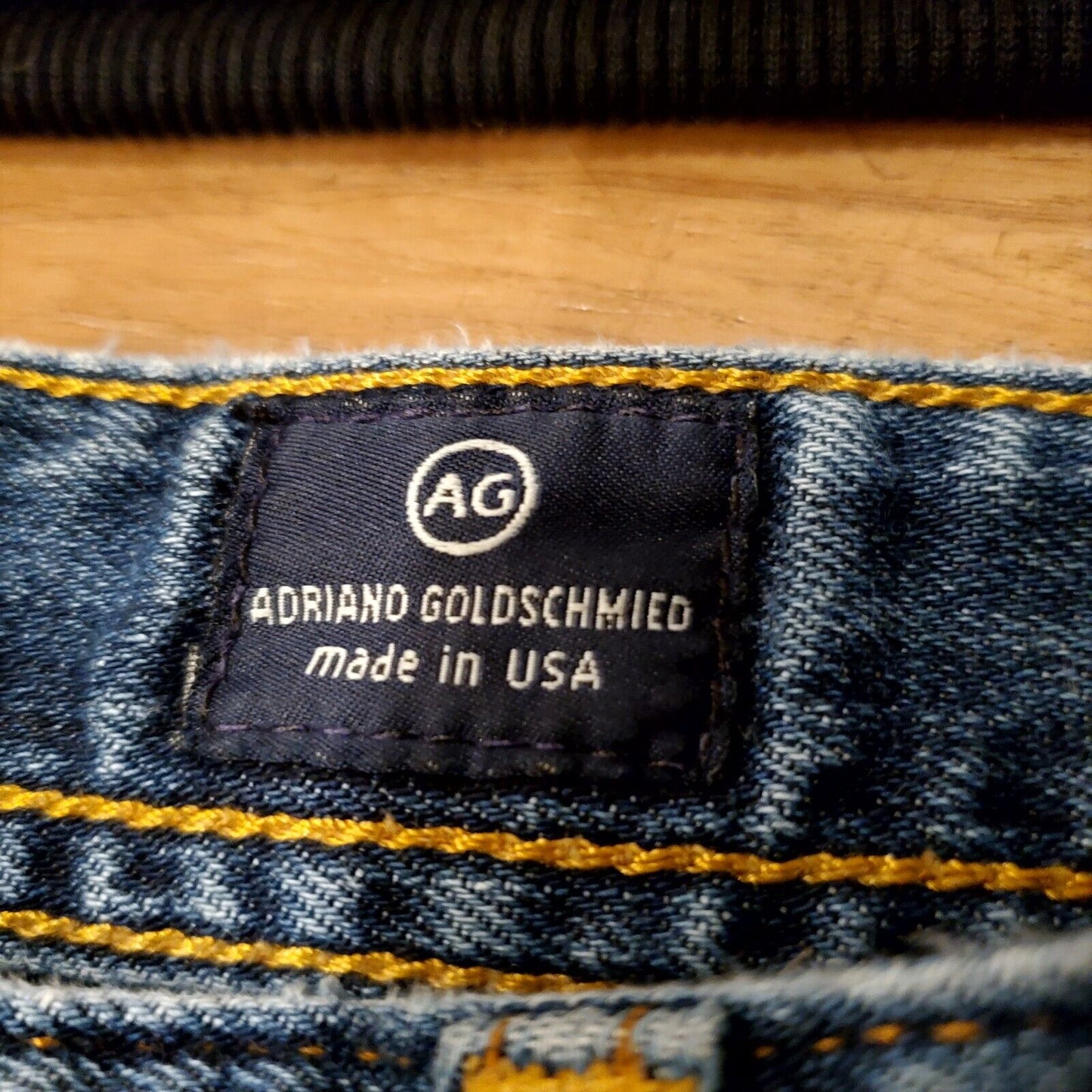 Adriano Goldschmied Jeans The Protege Straight Leg 36x32 Made in the USA 