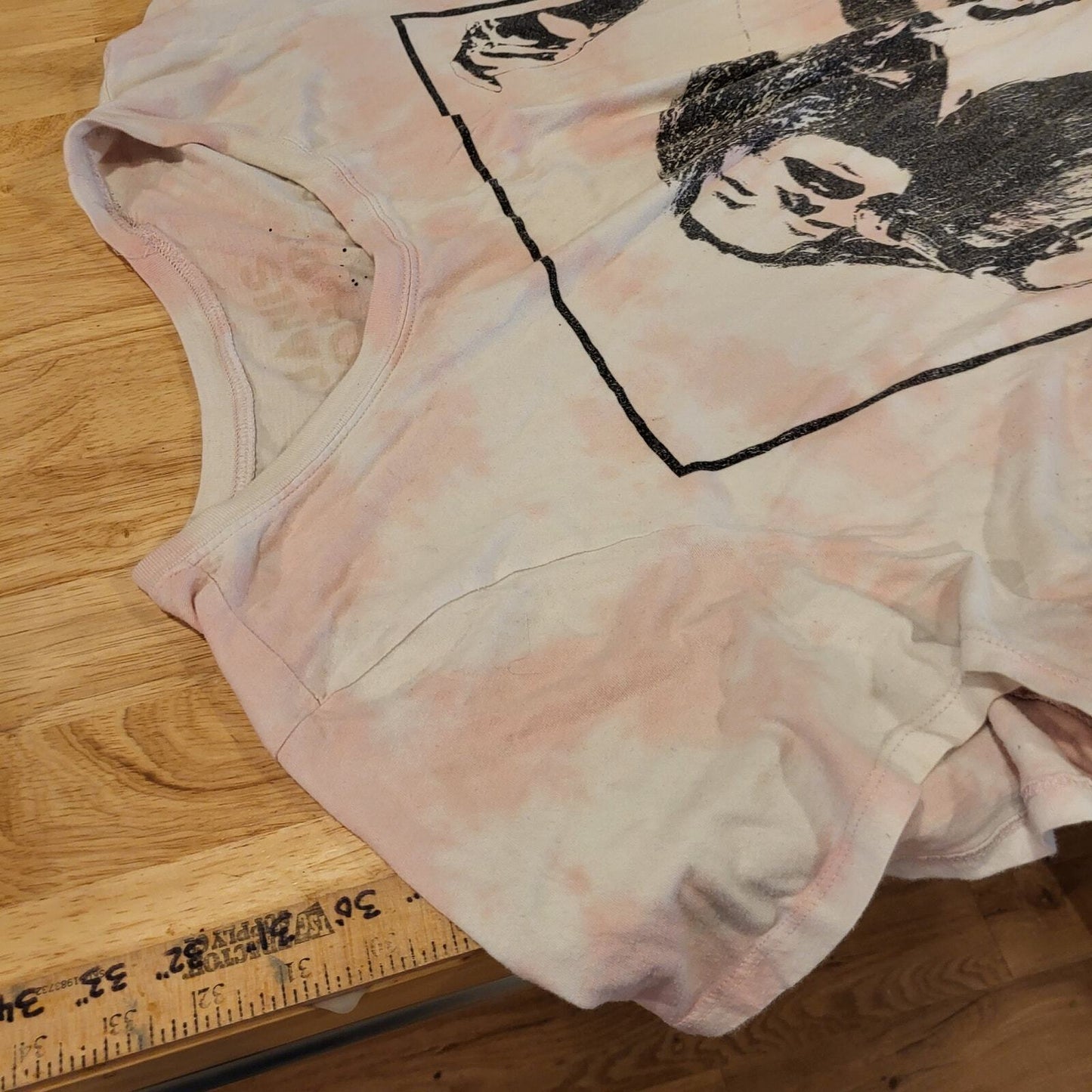 Tie Dye Janis Joplin Oversized T-shirt 26" P2P 30" Long