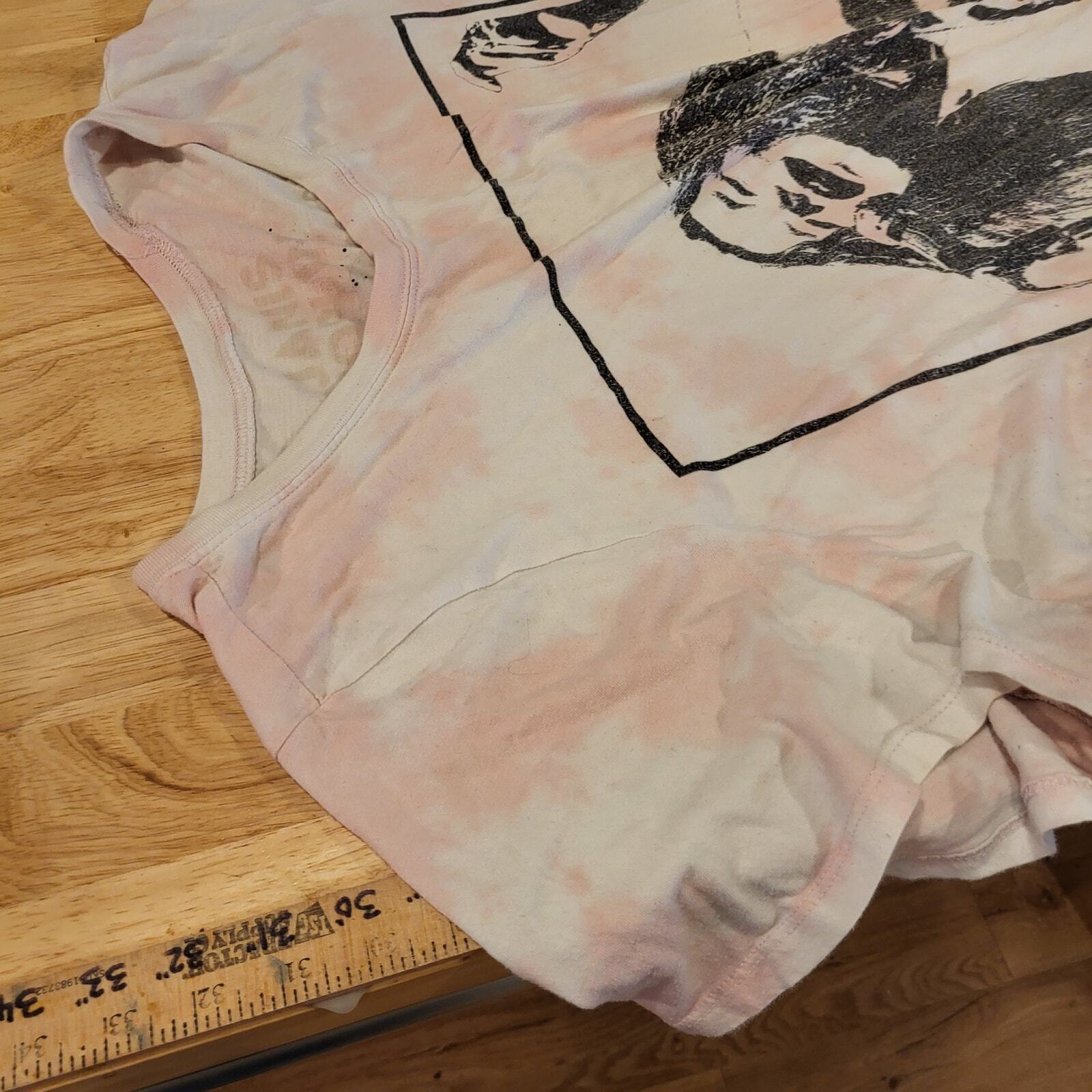 Tie Dye Janis Joplin Oversized T-shirt 26" P2P 30" Long
