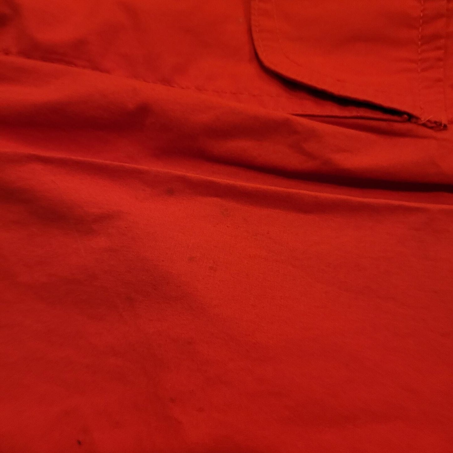 Vintage Red Saint Germain Paris Jumpsuit Elastic Waist Zip 28"-38" Waist
