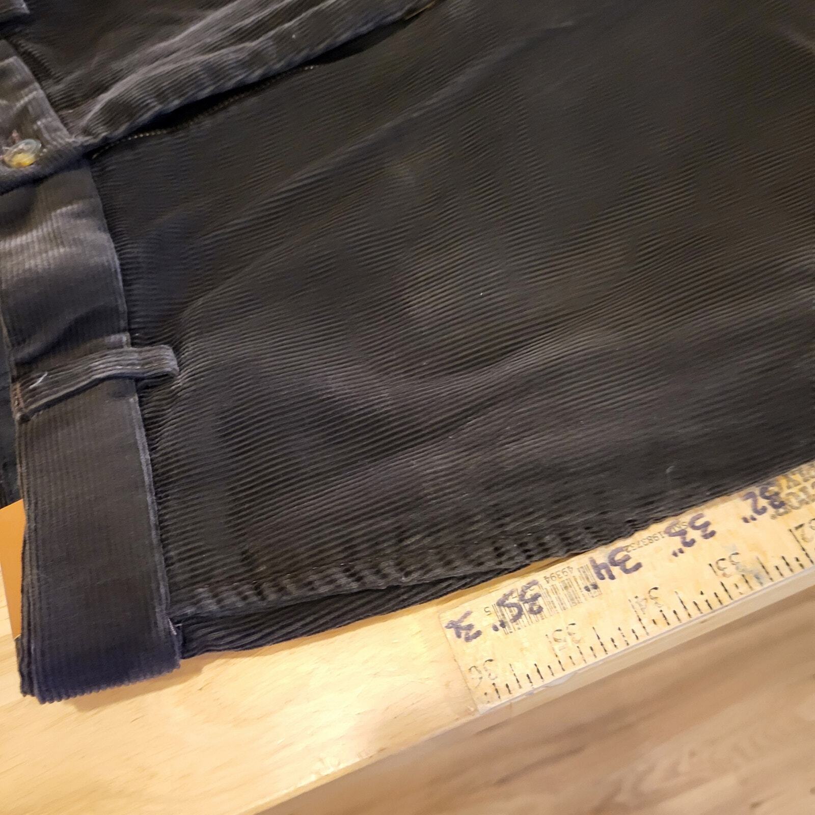 NWT Haggar 100% Cotton Brown Corduroy 32 x 30 Maximum Comfort Waist 