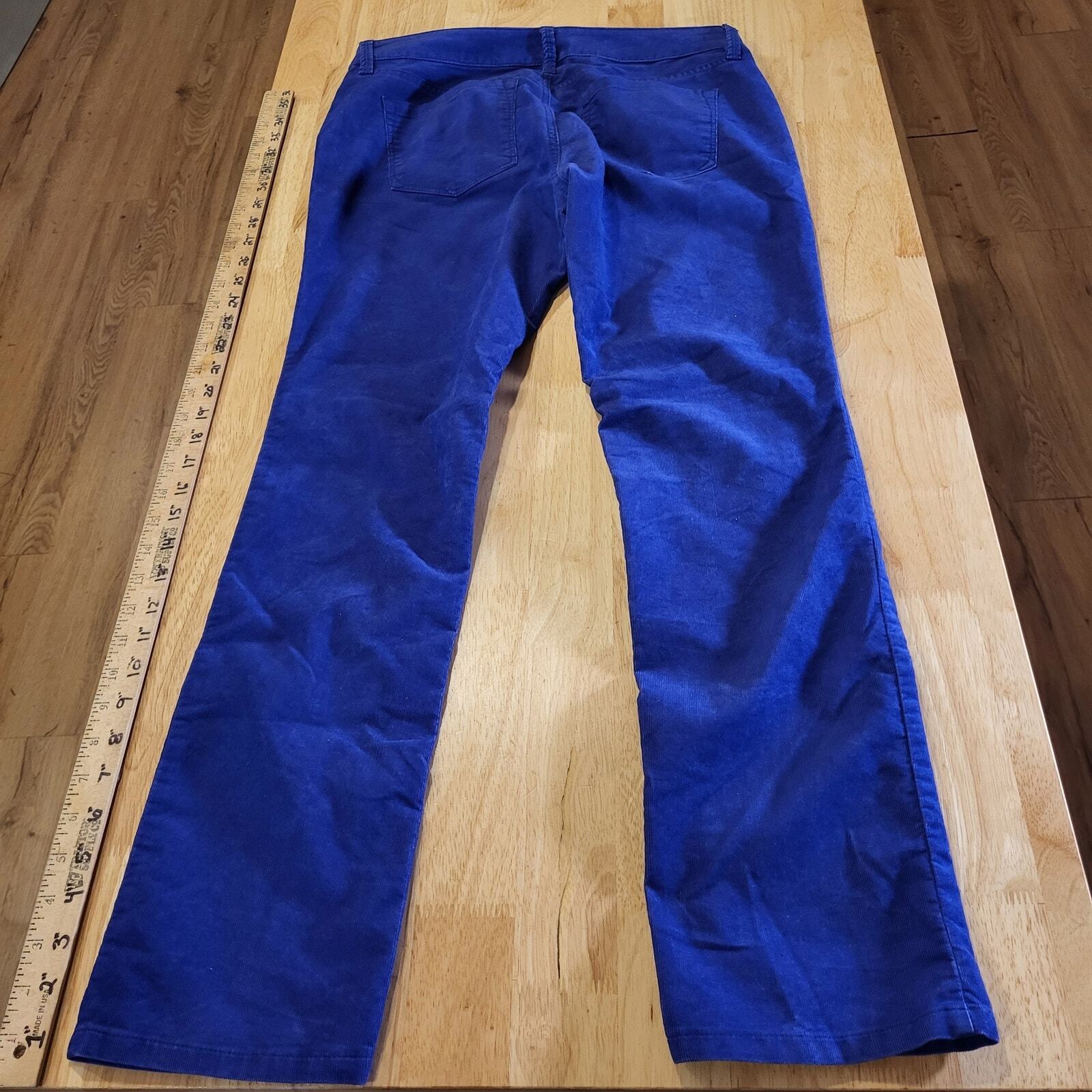 Ann Taylor Loft 28/6p modern straightBlue Corduroy 28" inseam 9"Rise 30" waist 