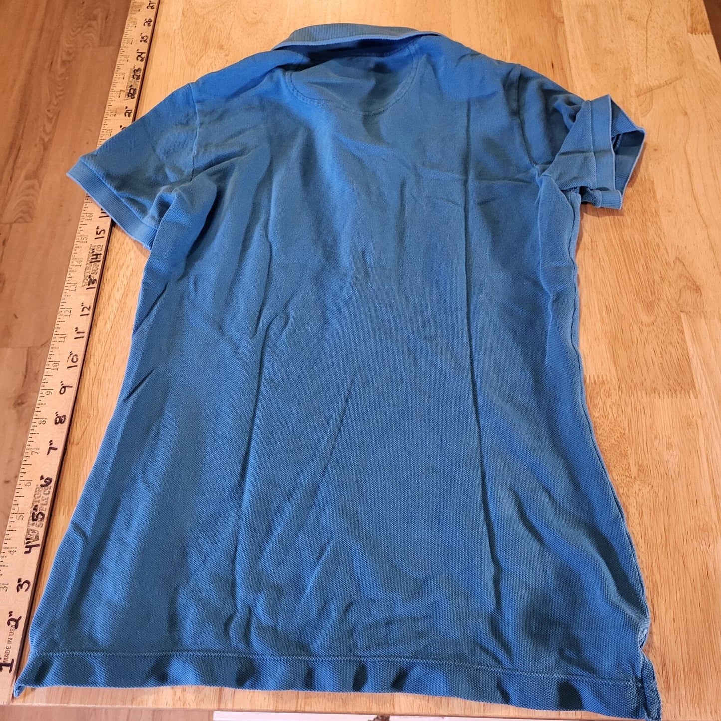 Lacoste Blue Polo 100% Cotton Short Sleeve Size 36