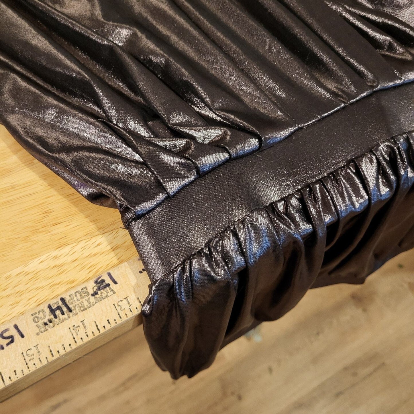 Urban Outfitters Hollywood Metallic Jumpsuit Tube Top Wide Leg SP 28" Bust 