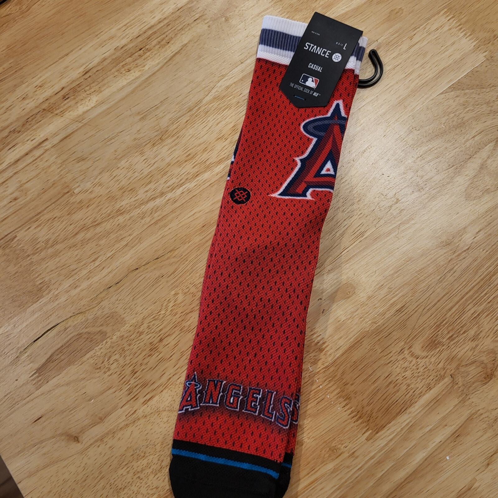 NWT Men's Los Angeles Angels Stance Jersey Crew Socks