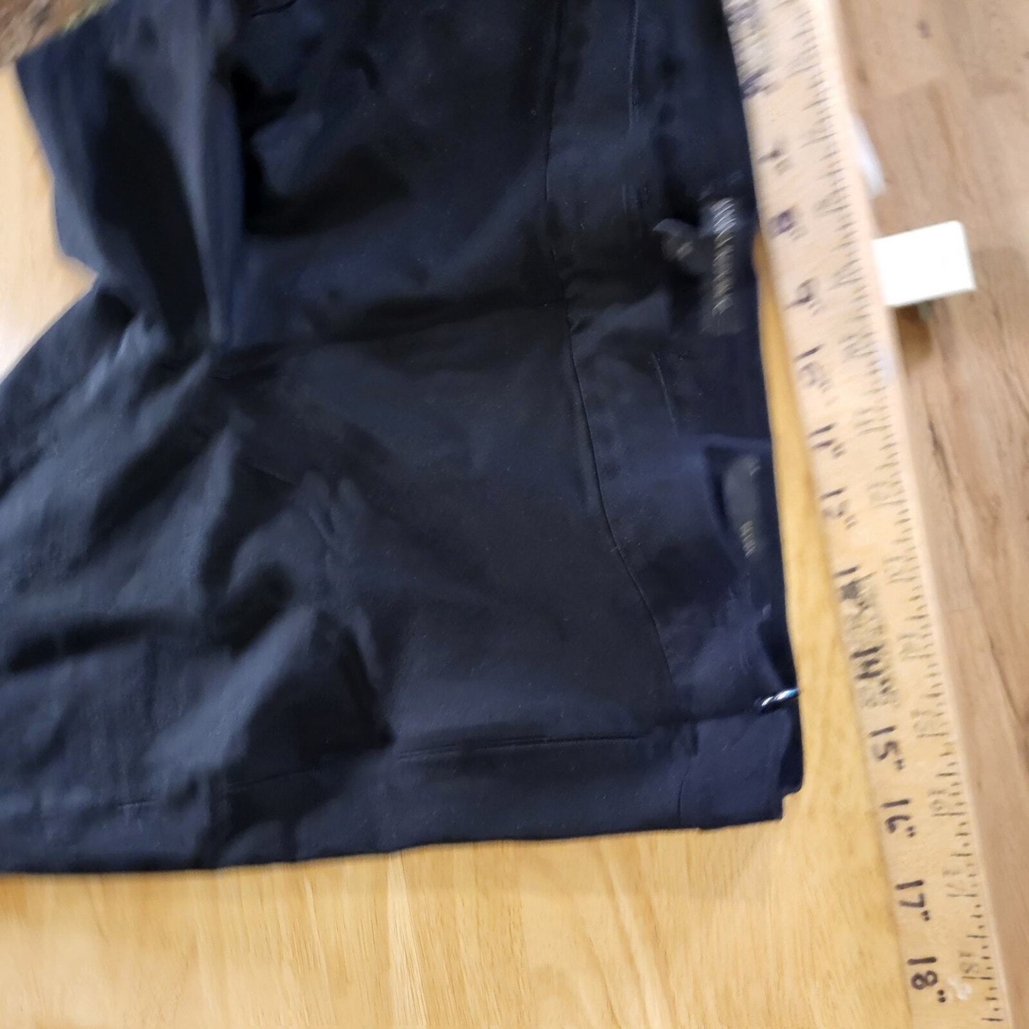 Banana Republic Devon Black High Rise Fitted Through Leg Ankle Slimming Stretch 