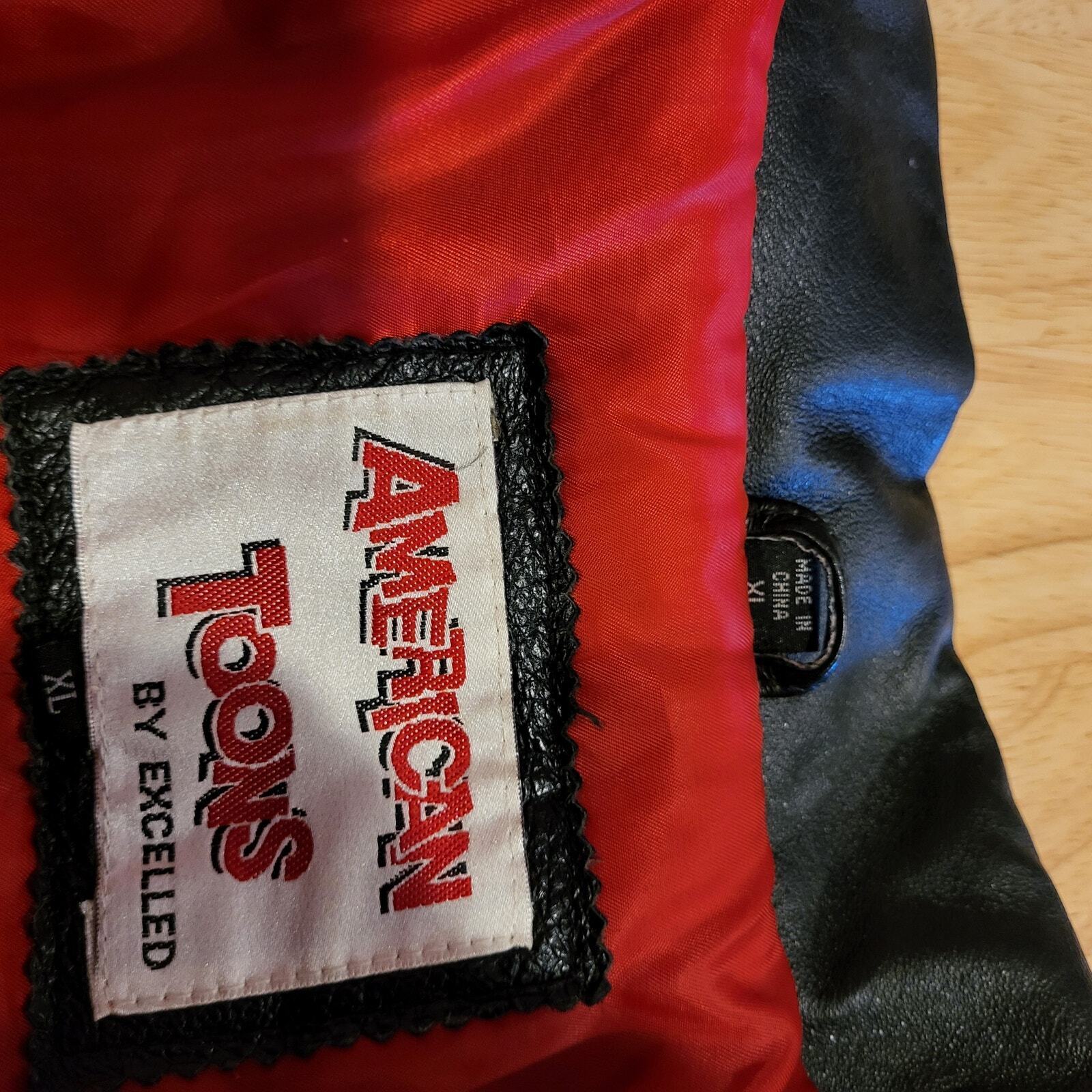 Betty Boop American Toons Vintage Leather 90's Bomber Jacket XL